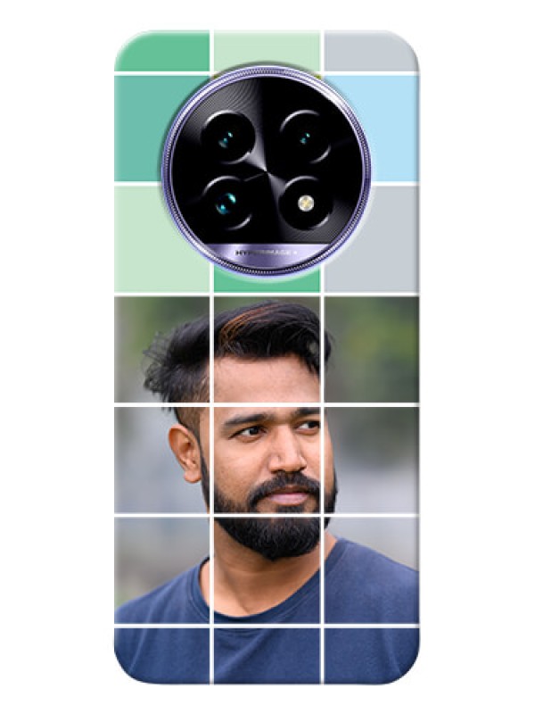 Custom Realme 14 Pro Lite 5G personalised phone covers with white box pattern