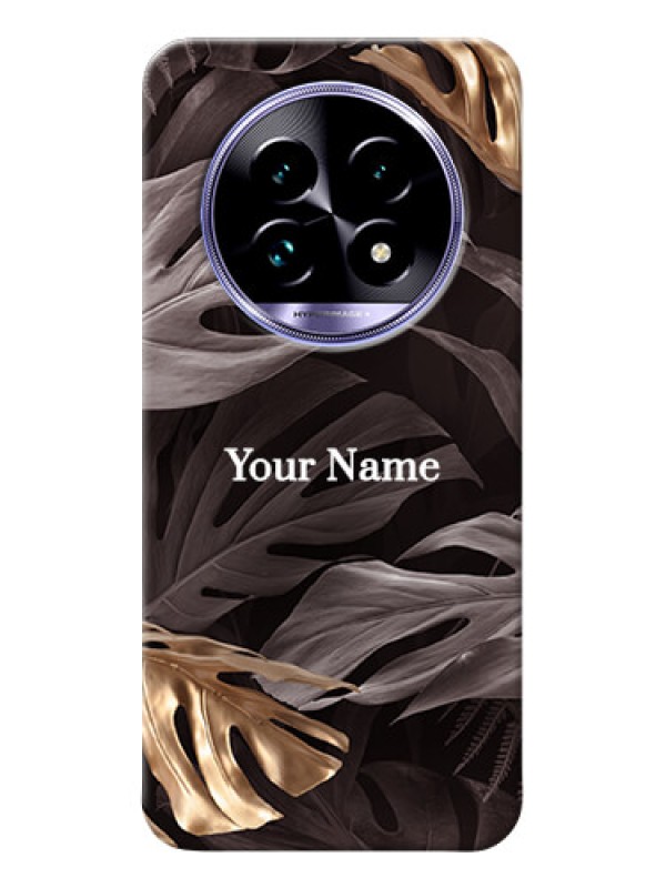 Custom Realme 14 Pro Lite 5G Personalised Phone Case with Wild Leaves digital paint Design