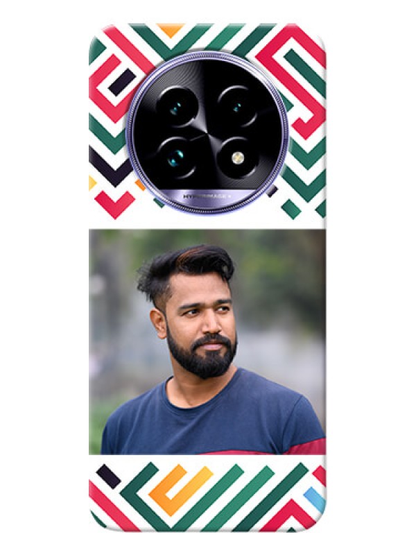 Custom Realme 14 Pro Lite 5G Personalized Phone Case with Colorful Maze Pattern Design