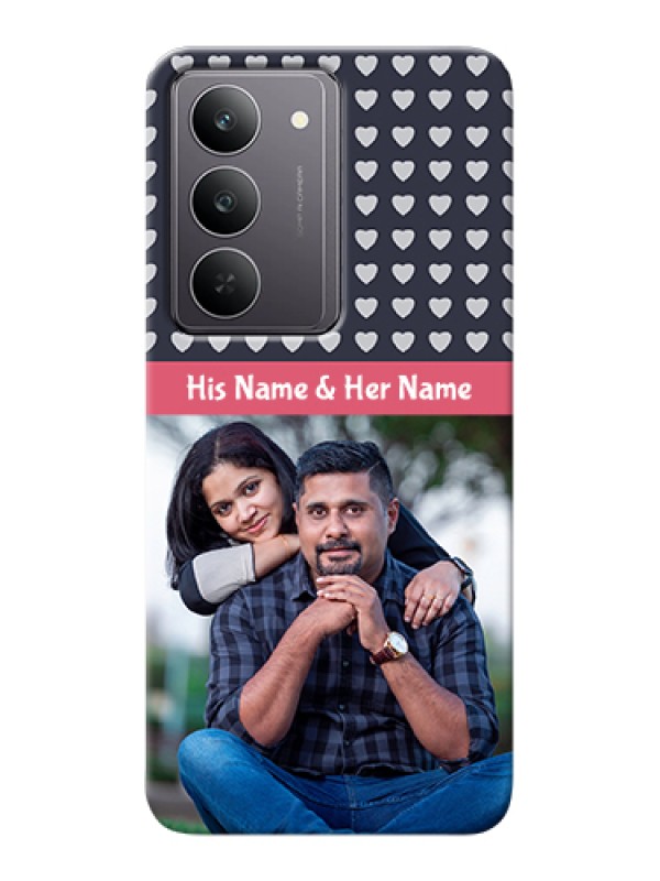 Custom Realme 14x 5G Custom Hard Phone Case - Love Symbols Design