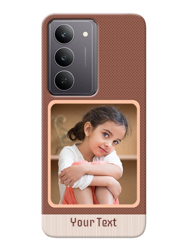 Custom Realme 14x 5G Custom Hard Phone Case - Simple Pic Upload Design