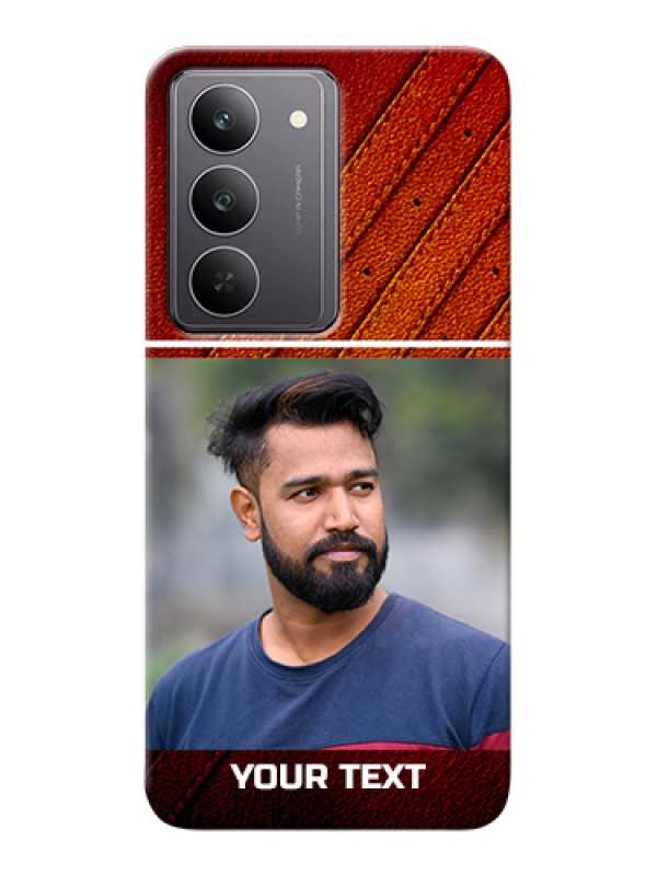 Custom Realme 14x 5G Custom Hard Phone Case - Leather Phone Case Design