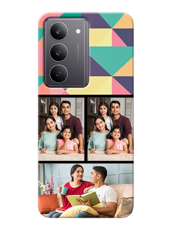 Custom Realme 14x 5G Custom Hard Phone Case - Bulk Pic Upload Design