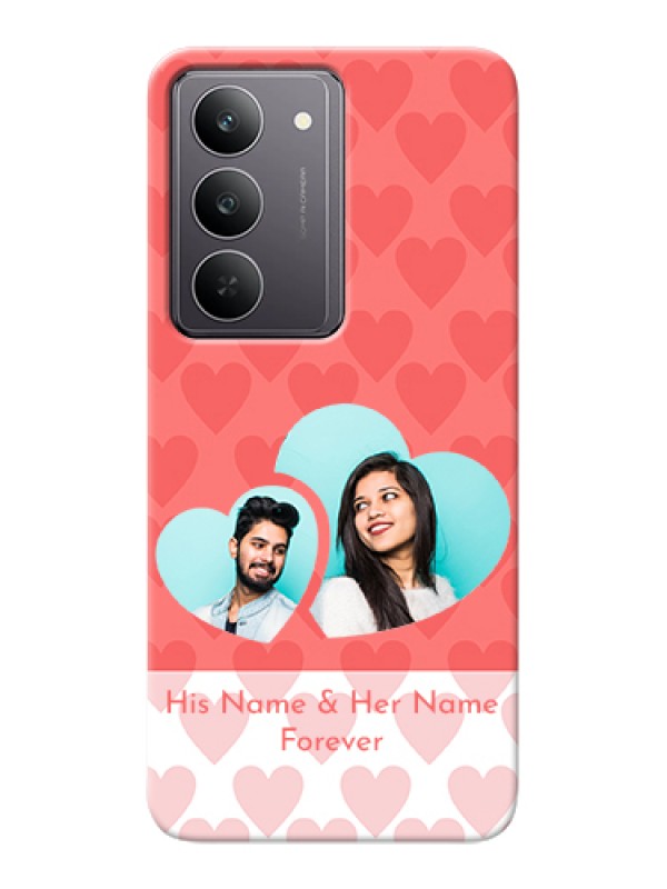 Custom Realme 14x 5G Custom Hard Phone Case - Couple Pic Upload Design