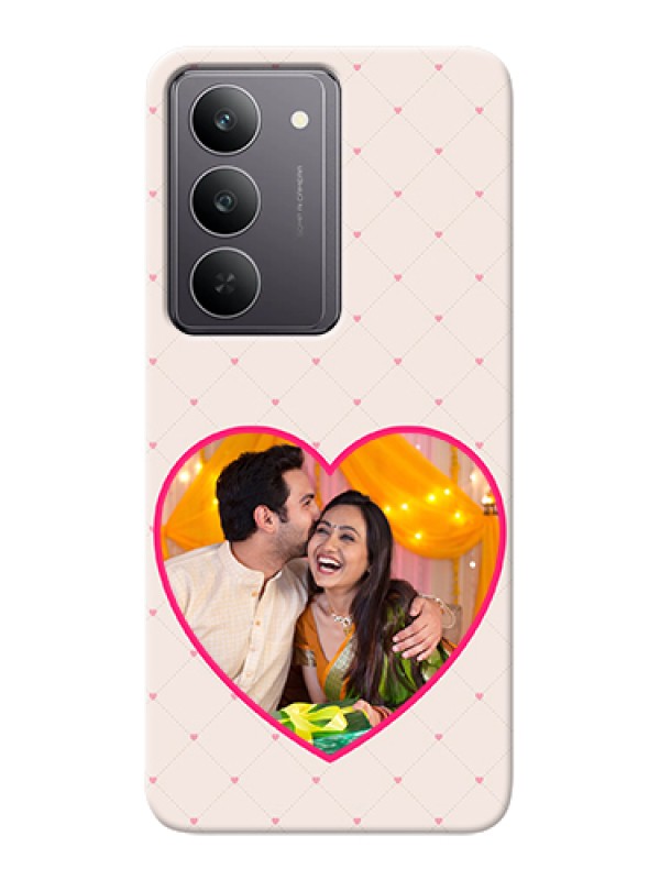 Custom Realme 14x 5G Custom Hard Phone Case - Heart Shape Design