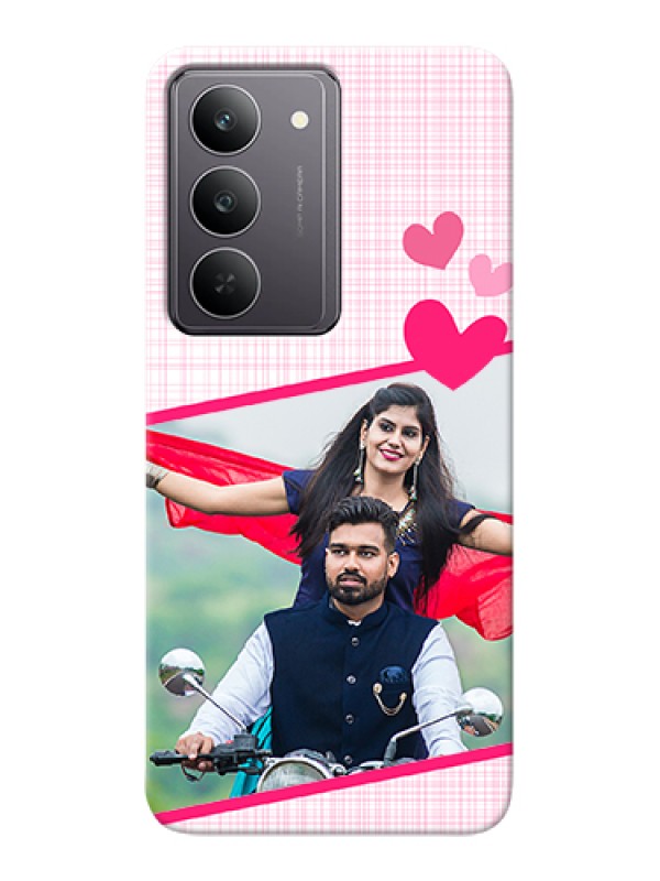 Custom Realme 14x 5G Custom Hard Phone Case - Love Shape Heart Design