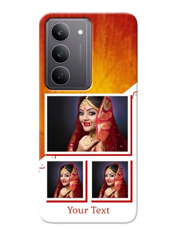 Custom Realme 14x 5G Custom Hard Phone Case - Wedding Memories Design