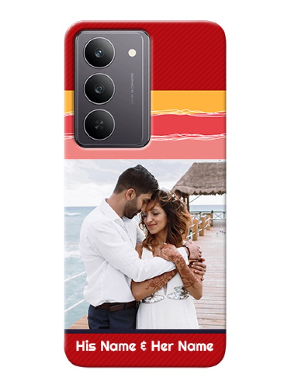 Custom Realme 14x 5G Custom Hard Phone Case - Colorful Case Design