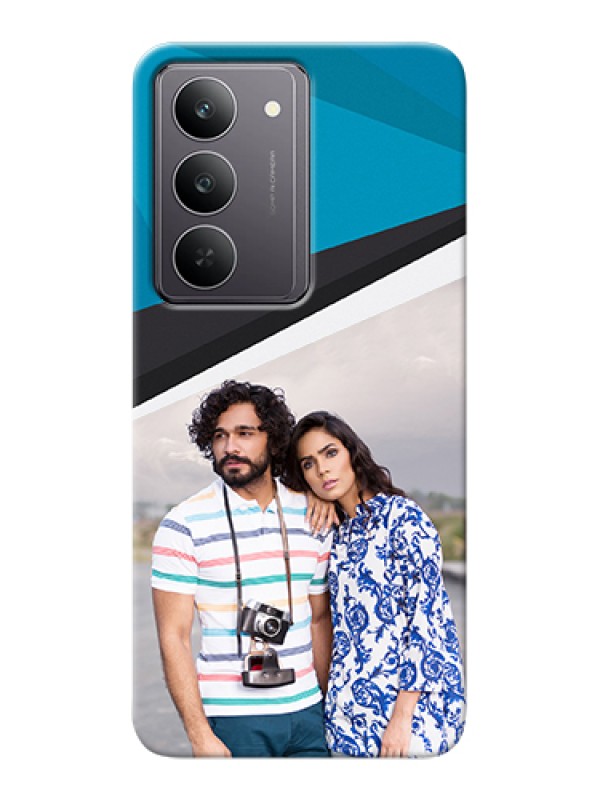 Custom Realme 14x 5G Custom Hard Phone Case - Simple Pattern Photo Upload Design