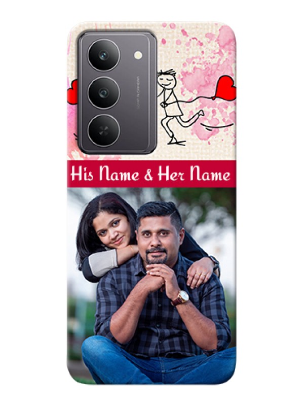 Custom Realme 14x 5G Custom Hard Phone Case - You And Me Case Design