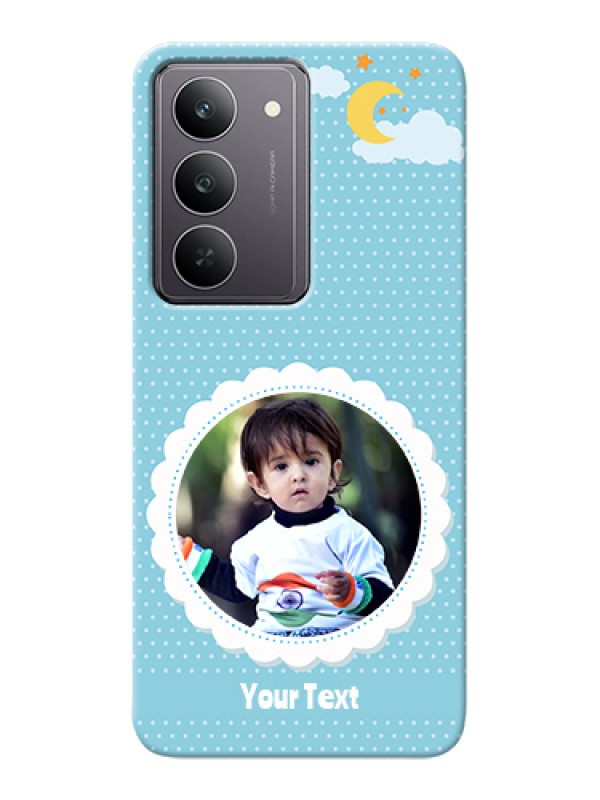 Custom Realme 14x 5G Custom Hard Phone Case - Violet Pattern Design