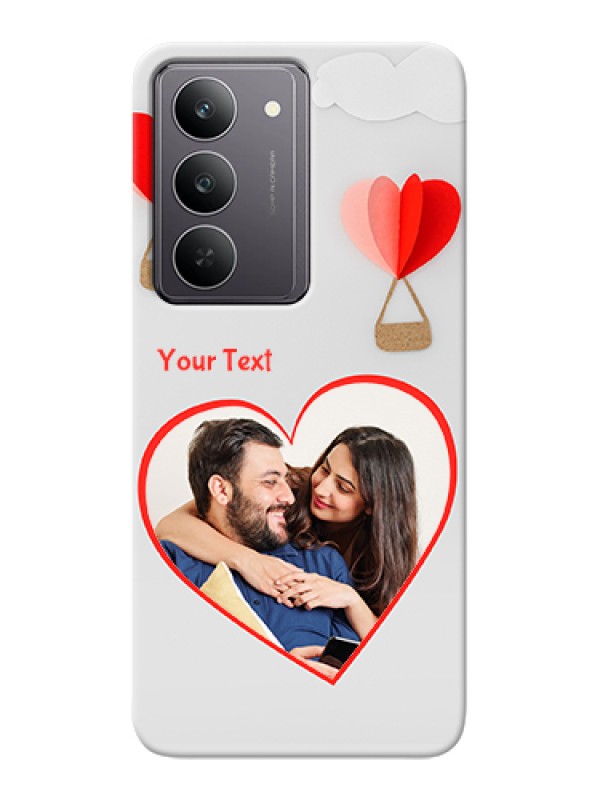 Custom Realme 14x 5G Custom Hard Phone Case - Parachute Love Design
