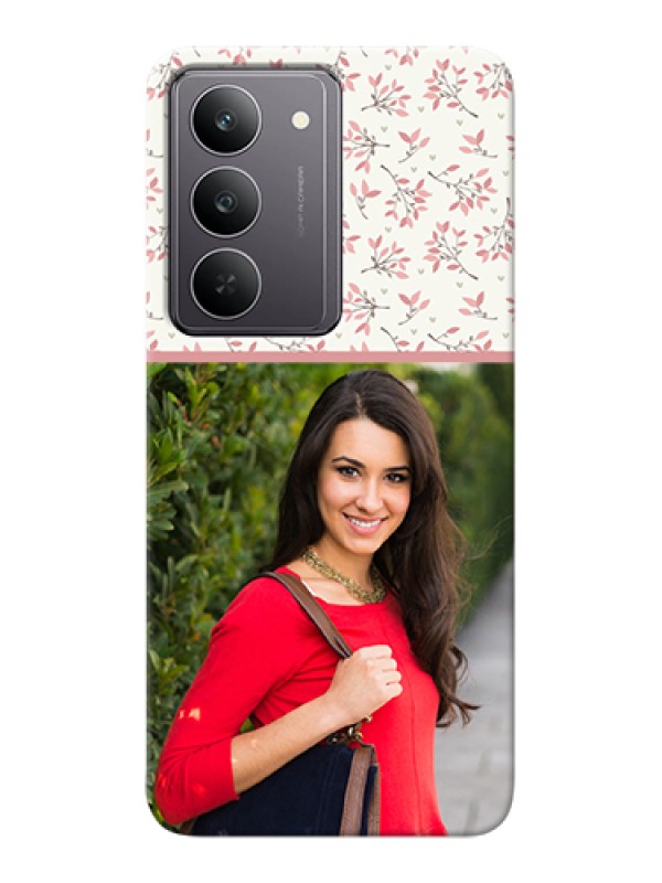 Custom Realme 14x 5G Custom Hard Phone Case - Stunning Floral Design