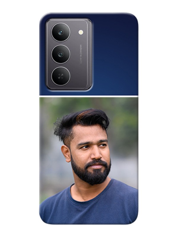 Custom Realme 14x 5G Custom Hard Phone Case - Simple Royal Blue Design