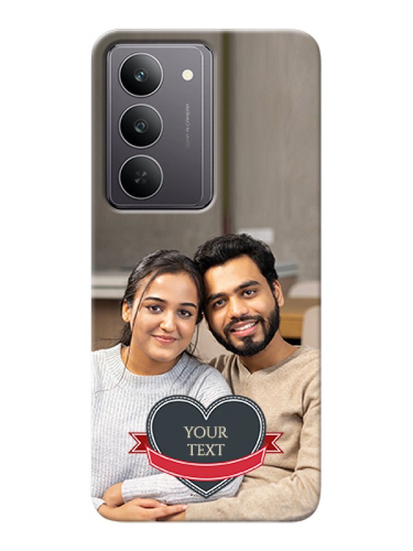 Custom Realme 14x 5G Custom Hard Phone Case - Just Married Couple Design