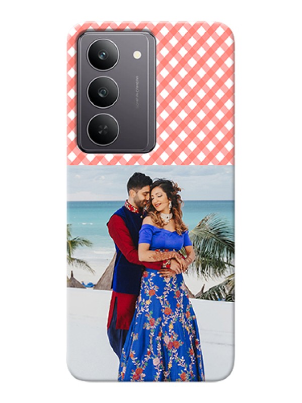 Custom Realme 14x 5G Custom Hard Phone Case - Pink Pattern Design