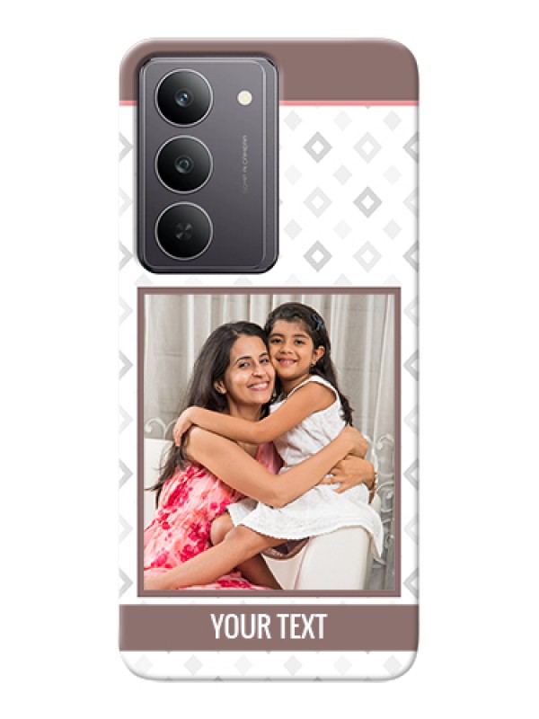 Custom Realme 14x 5G Custom Hard Phone Case - Simple Diamond Design