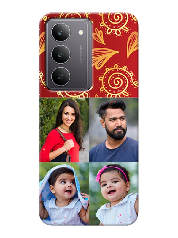 Custom Realme 14x 5G Custom Hard Phone Case - 4 Image Traditional Design