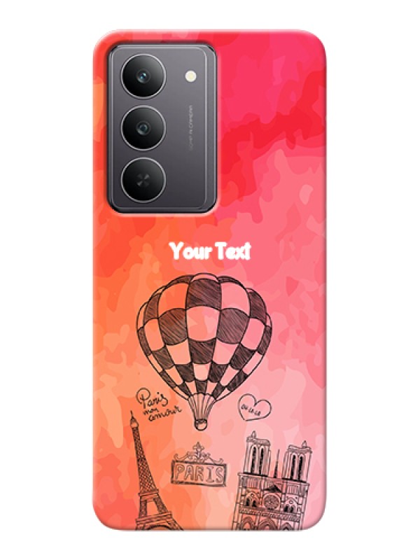 Custom Realme 14x 5G Custom Hard Phone Case - Paris Theme Design