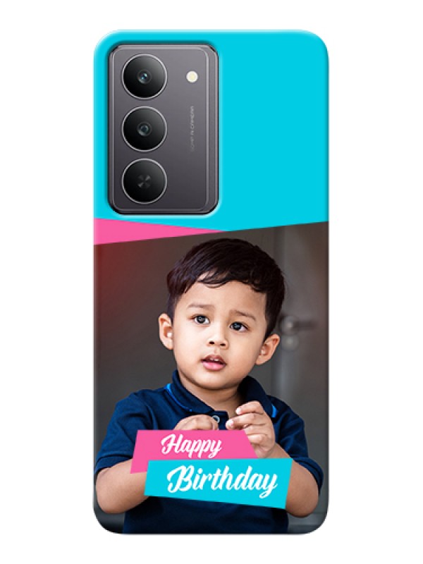 Custom Realme 14x 5G Custom Hard Phone Case - Image Holder With 2 Color Design