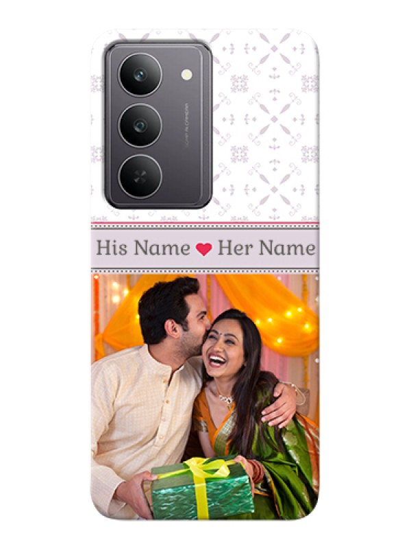 Custom Realme 14x 5G Custom Hard Phone Case - With Photo And Ethnic Design