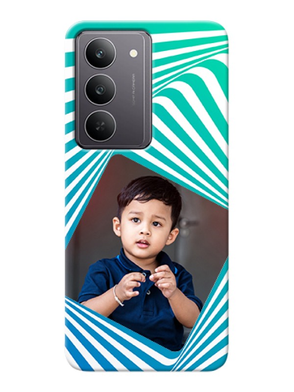 Custom Realme 14x 5G Custom Hard Phone Case - Abstract Spiral Design