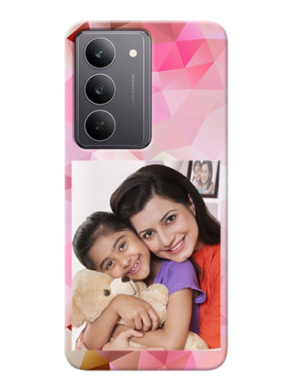 Custom Realme 14x 5G Custom Hard Phone Case - Abstract Triangle Design