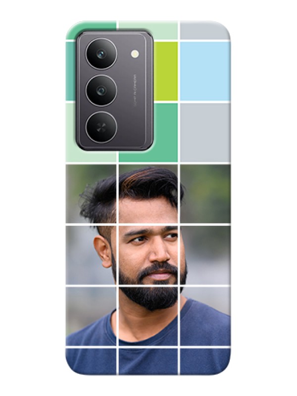 Custom Realme 14x 5G Custom Hard Phone Case - With White Box Pattern