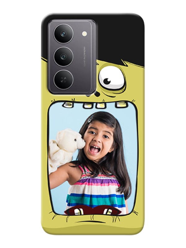 Custom Realme 14x 5G Custom Hard Phone Case - Cartoon Monster Back Case Design