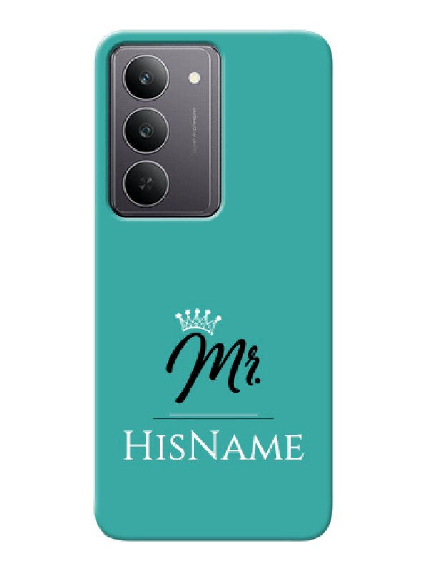 Custom Realme 14x 5G Custom Hard Phone Case - Mr With Name Design