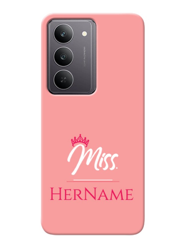 Custom Realme 14x 5G Custom Hard Phone Case - Mrs With Name Design