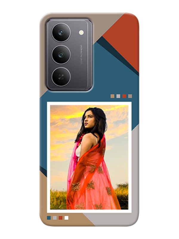 Custom Realme 14x 5G Custom Hard Phone Case - Retro Color Pallet Design