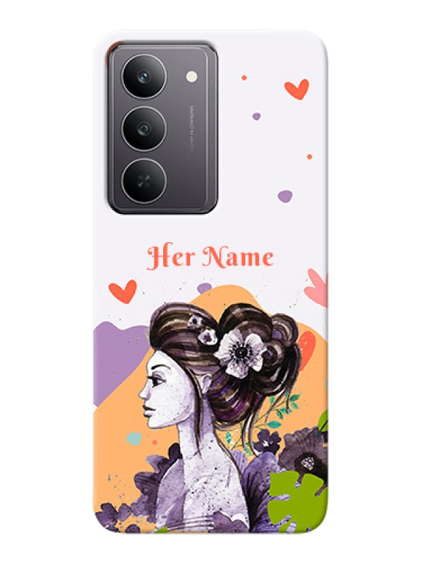 Custom Realme 14x 5G Custom Hard Phone Case - Woman And Nature Design