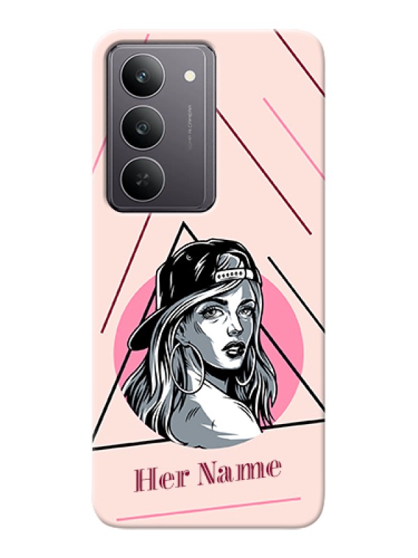 Custom Realme 14x 5G Custom Hard Phone Case - Rockstar Girl Design