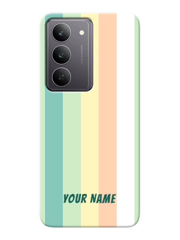 Custom Realme 14x 5G Custom Hard Phone Case - Multi - Colour Stripes Design