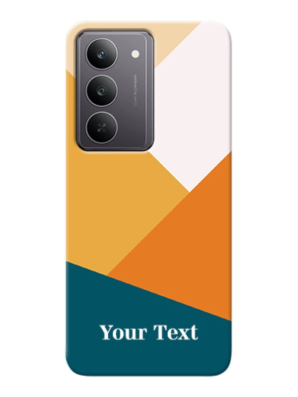 Custom Realme 14x 5G Custom Hard Phone Case - Stacked Multi - Colour Design