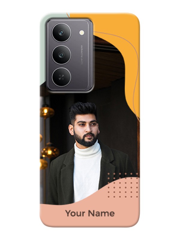 Custom Realme 14x 5G Custom Hard Phone Case - Tri - Coloured Overlay Design