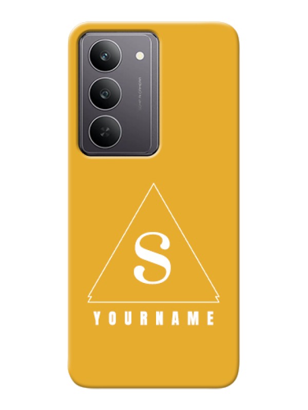 Custom Realme 14x 5G Custom Hard Phone Case - Simple Triangle Design