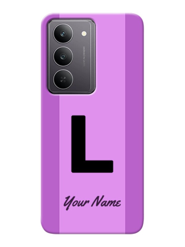 Custom Realme 14x 5G Custom Hard Phone Case - Tricolor Custom Text Design