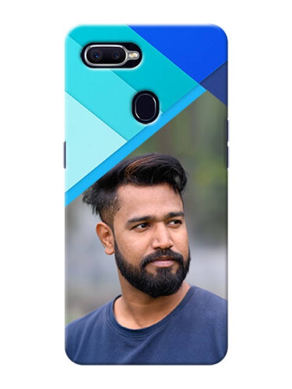 Custom Realme 2 Pro Phone Cases Online: Blue Abstract Cover Design