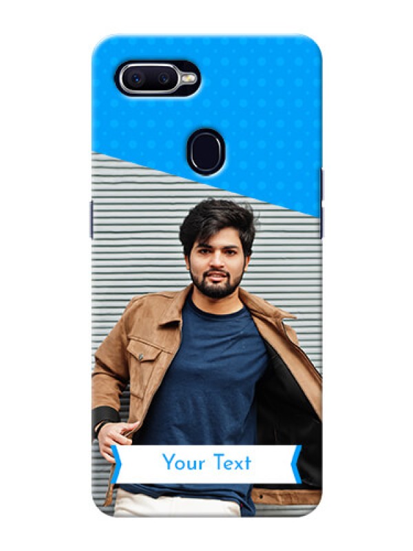 Custom Realme 2 Pro Personalized Mobile Covers: Simple Blue Color Design