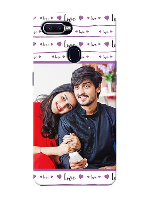 Custom Realme 2 Pro Mobile Back Covers: Couples Heart Design