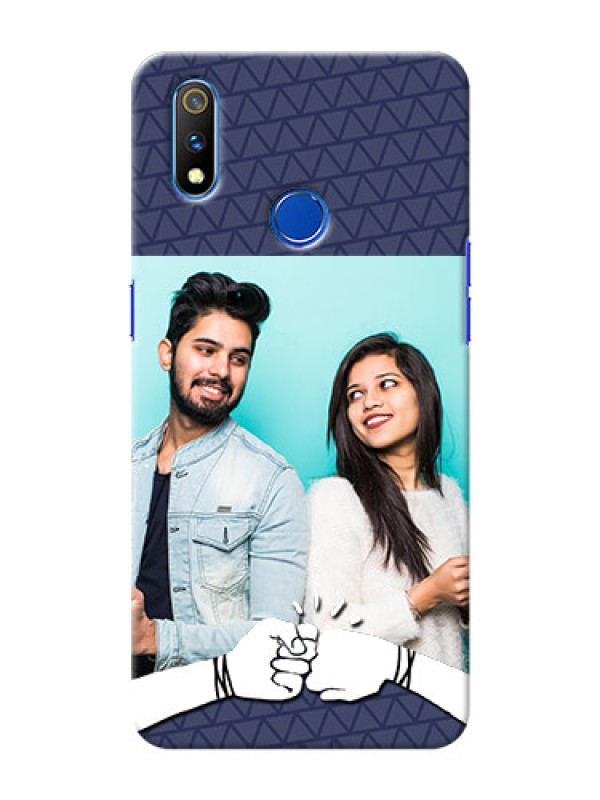 Custom Realme 3 Pro Mobile Covers Online with Best Friends Design  
