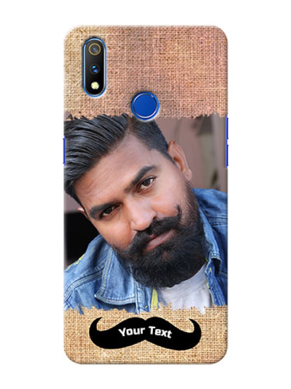 Custom Realme 3 Pro Mobile Back Covers Online with Texture Design