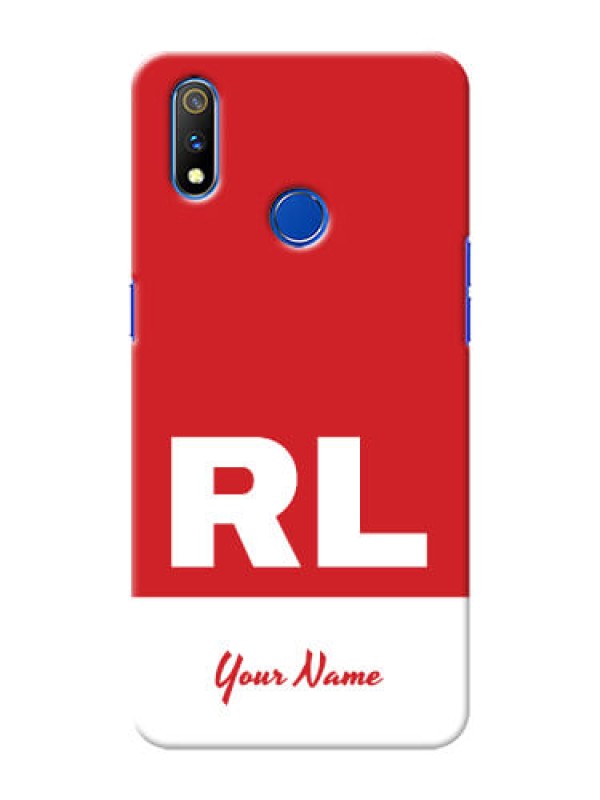 Custom Realme 3 Pro Custom Phone Cases: dual tone custom text Design