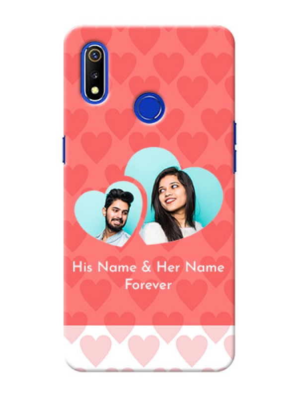 Custom Realme 3 personalized phone covers: Couple Pic Upload Design
