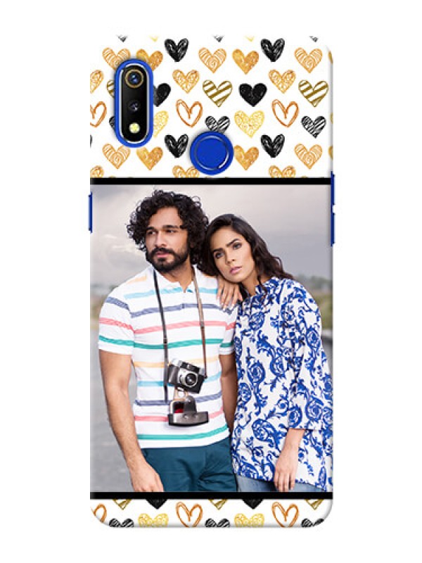 Custom Realme 3 Personalized Mobile Cases: Love Symbol Design