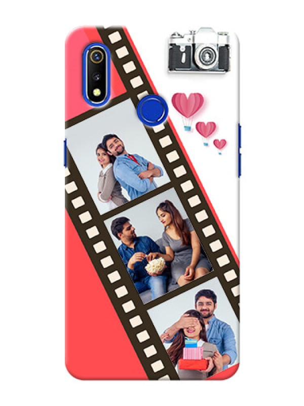 Custom Realme 3 custom phone covers: 3 Image Holder with Film Reel