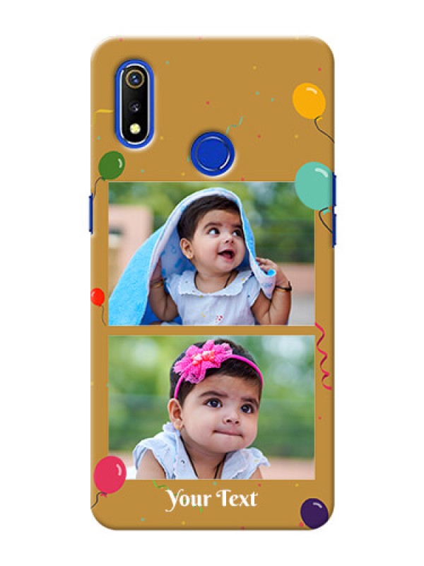 Custom Realme 3 Phone Covers: Image Holder with Birthday Celebrations Design