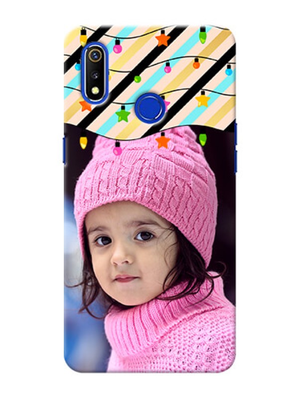 Custom Realme 3 Personalized Mobile Covers: Lights Hanging Design
